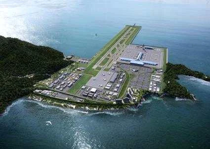 가덕도신공항 건설 조감도